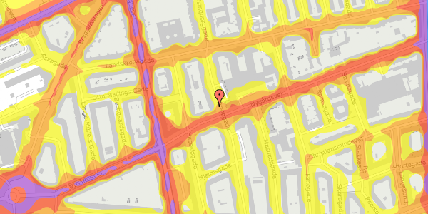 Trafikstøjkort på Drejøgade 35, 5. 52, 2100 København Ø