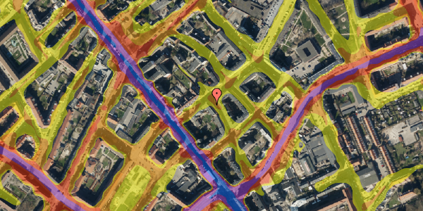 Trafikstøjkort på Drogdensgade 2, 4. tv, 2300 København S