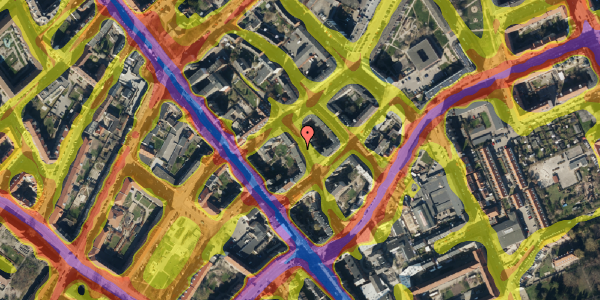 Trafikstøjkort på Drogdensgade 6, 3. , 2300 København S