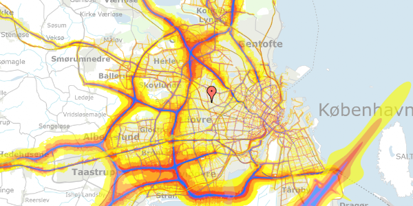 Trafikstøjkort på Egemarkevej 7, 2720 Vanløse