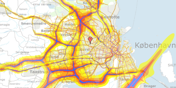 Trafikstøjkort på Egholmvej 32, 2720 Vanløse