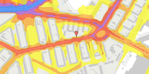 Trafikstøjkort på Engholmen 12, st. th, 2450 København SV