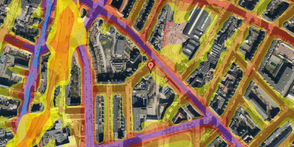 Trafikstøjkort på Esromgade 3, kl. , 2200 København N