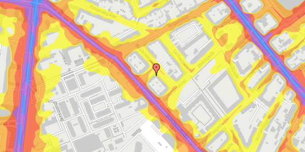 Trafikstøjkort på Femkløvervej 4, st. th, 2300 København S