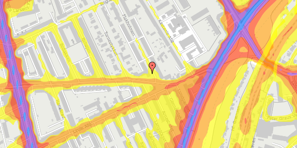 Trafikstøjkort på Flakholmen 1, st. th, 2720 Vanløse