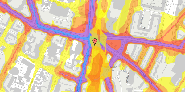 Trafikstøjkort på Frederikssundsvej 3, kl. , 2400 København NV