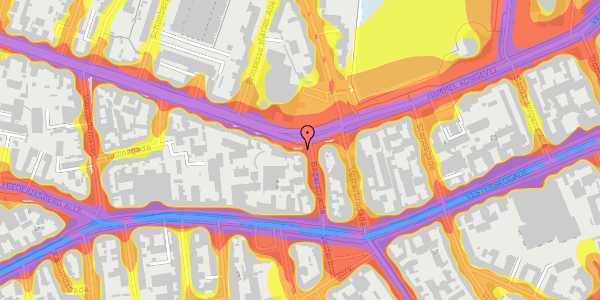 Trafikstøjkort på Gammel Kongevej 31, 1. tv, 1610 København V