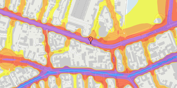 Trafikstøjkort på Gammel Kongevej 35B, st. , 1610 København V