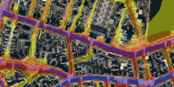 Trafikstøjkort på Gammel Kongevej 43, 3. tv, 1610 København V