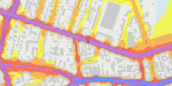 Trafikstøjkort på Gammel Kongevej 49, st. , 1610 København V