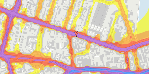 Trafikstøjkort på Gammel Kongevej 51, 1. tv, 1610 København V