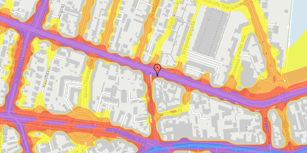 Trafikstøjkort på Gammel Kongevej 53B, 1610 København V