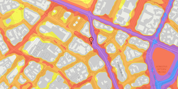 Trafikstøjkort på Gammel Mønt 25, kl. , 1117 København K