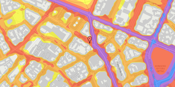 Trafikstøjkort på Gammel Mønt 27, st. , 1117 København K