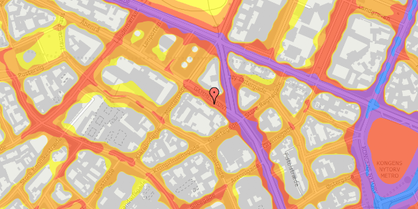 Trafikstøjkort på Gammel Mønt 31, kl. , 1117 København K