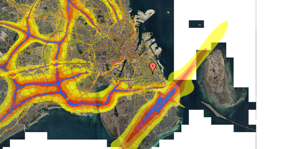 Trafikstøjkort på Gerbrandsvej 26, st. 4, 2300 København S