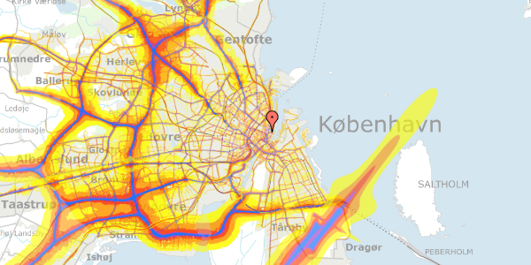 Trafikstøjkort på Gothersgade 8F, 4. , 1123 København K