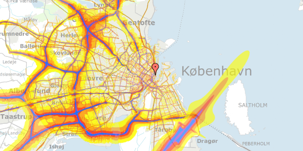 Trafikstøjkort på Gothersgade 8K, kl. , 1123 København K