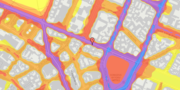 Trafikstøjkort på Gothersgade 15, kl. 2, 1123 København K