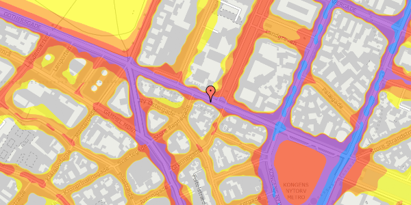 Trafikstøjkort på Gothersgade 27, st. th, 1123 København K