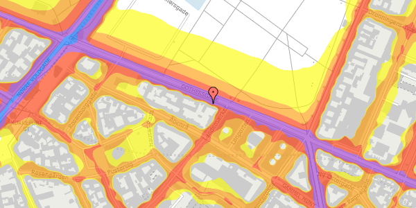 Trafikstøjkort på Gothersgade 89, kl. , 1123 København K