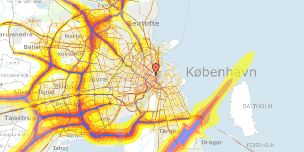 Trafikstøjkort på Gothersgade 93C, st. , 1123 København K