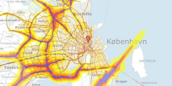 Trafikstøjkort på Gothersgade 137, st. tv, 1123 København K