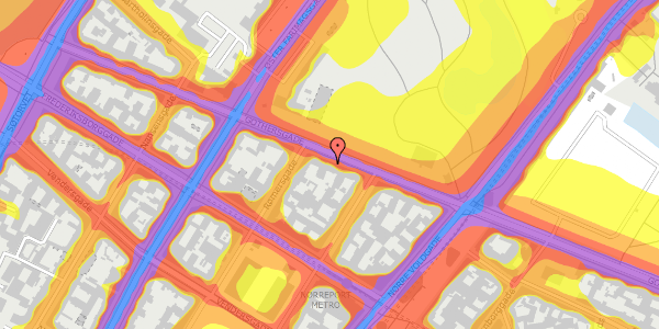 Trafikstøjkort på Gothersgade 141, 2. 201, 1123 København K