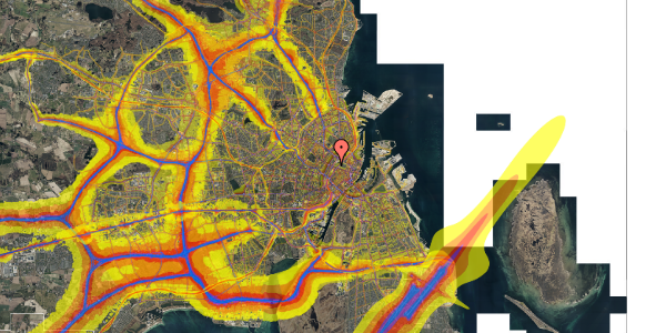 Trafikstøjkort på Gothersgade 151A, 2. , 1123 København K