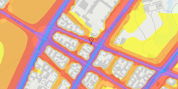 Trafikstøjkort på Gothersgade 157, 1. th, 1123 København K