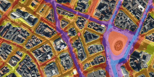 Trafikstøjkort på Grønnegade 14, kl. , 1107 København K