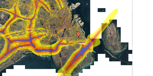 Trafikstøjkort på Gyldenrisvej 12, 2. tv, 2300 København S