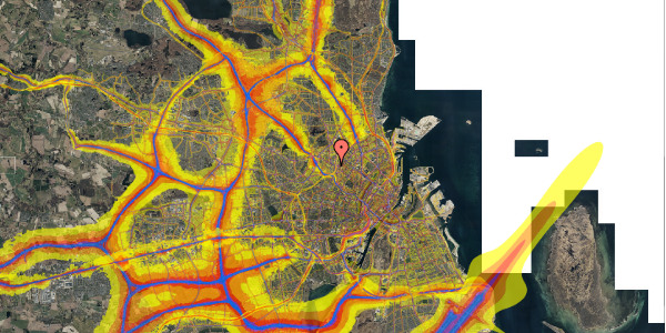 Trafikstøjkort på Hejrevej 17, 2. 1, 2400 København NV