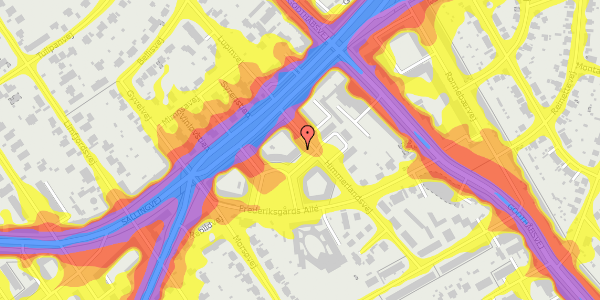 Trafikstøjkort på Himmerlandsvej 27, kl. 3, 2720 Vanløse