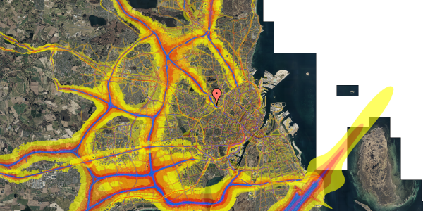 Trafikstøjkort på Hvidkildevej 32A, st. tv, 2400 København NV