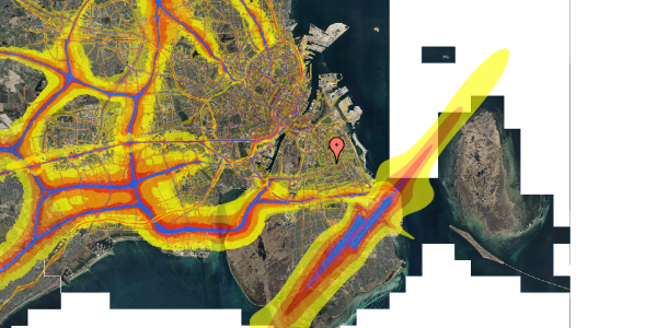 Trafikstøjkort på Hyacintgården 1, st. th, 2300 København S