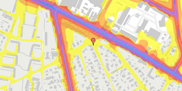 Trafikstøjkort på Højstrupvej 193, st. , 2700 Brønshøj