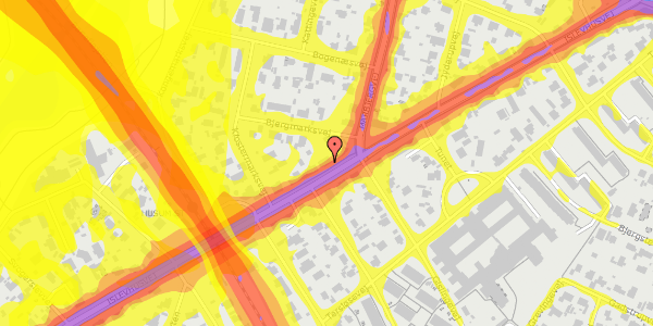 Trafikstøjkort på Islevhusvej 30, st. th, 2700 Brønshøj