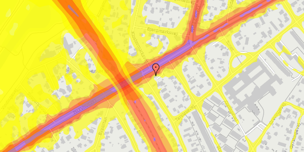 Trafikstøjkort på Islevhusvej 47, st. th, 2700 Brønshøj