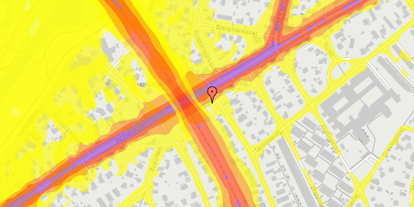 Trafikstøjkort på Islevhusvej 49, st. 1, 2700 Brønshøj