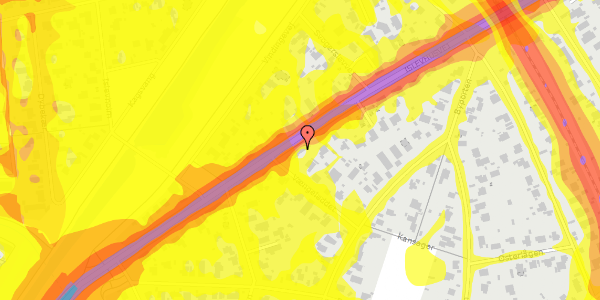 Trafikstøjkort på Islevhusvej 75, st. , 2700 Brønshøj