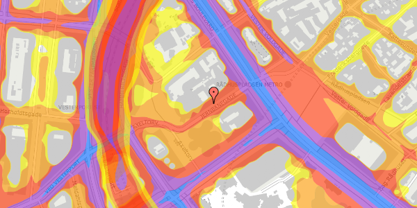 Trafikstøjkort på Jernbanegade 6, kl. , 1608 København V