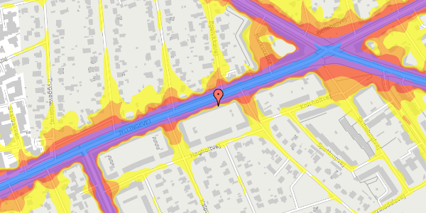 Trafikstøjkort på Jyllingevej 27, st. th, 2720 Vanløse