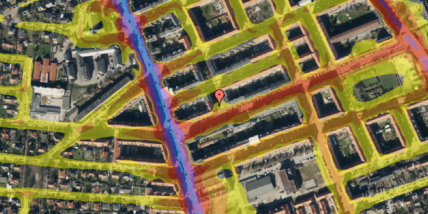 Trafikstøjkort på Keplersgade 26, 1. tv, 2300 København S