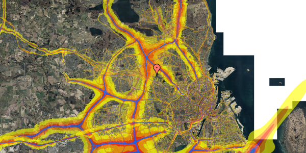 Trafikstøjkort på Kildeager 33, st. tv, 2700 Brønshøj