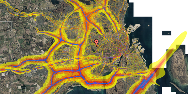 Trafikstøjkort på Klitmøllervej 33, st. tv, 2720 Vanløse