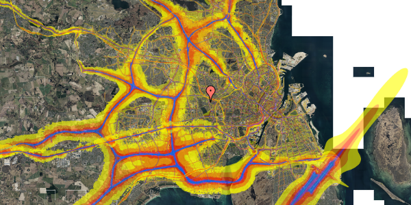 Trafikstøjkort på Klitmøllervej 35, st. mf, 2720 Vanløse