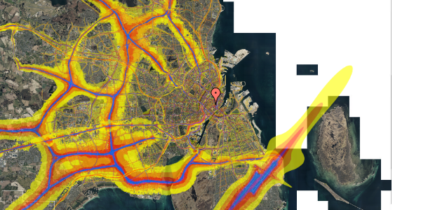 Trafikstøjkort på Klosterstræde 8, 4. , 1157 København K