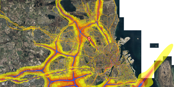 Trafikstøjkort på Kobbelvænget 13, 1. th, 2700 Brønshøj