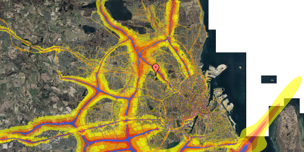 Trafikstøjkort på Kobbelvænget 27, st. th, 2700 Brønshøj